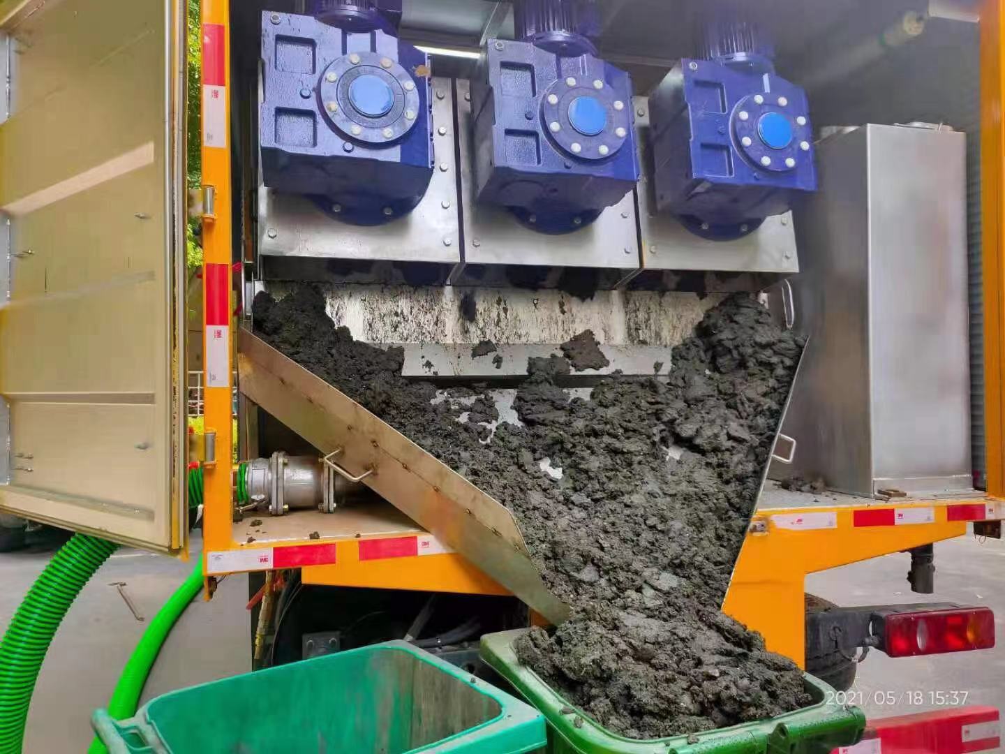 永平化粪池清掏城市维护站-泥浆净化干湿分离处理